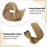 Clip In Hair Extensions Real Human Hair 27613 Honey Blonde Highlighted Bleach Blonde Clip In 100 Brazilian Remy Human Hair Ex