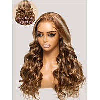 Beauty Forever Bye Bye Knots Glueless Wig Pre Cut 7X5 Honey Blonde Highlight 3D Body Wave Lace Front Wig Human Hair Hd Lace Clos