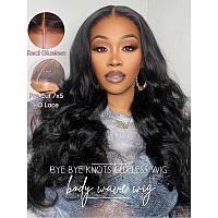 Beauty Forever 7X5 Bye Bye Knots Put On And Go Glueless Wig Pre Cut 3D Body Wave Lace Front Wig Human Hair With Bleached Knots P