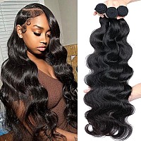 Body Wave Bundles Human Hair18 18 18 Inch100 Unprocessed Brazilian Virgin Human Hair Body Wave 3 Bundles 10A Grade Human Hair