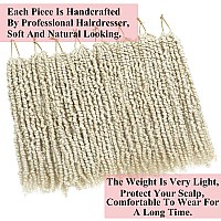 Alrence Passion Twist Crochet Hair 8 Packs Pre Twisted Passion Twist Hair For Women Soft Bohe Prelooped Crochet Braids 14 Inch