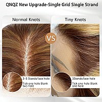 Qnqz 24Inch Ombre Curly Lace Front Wigs Human Hair 13X6 Honey Blonde Hd Lace Front Wig Human Hair 427 Deep Wave Wig Human Hair