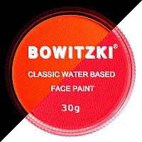 Bowitzki 30G Professional Face Paint Body Paint Water Based Face Painting Makeup Safe For Kids And Adults Split Cake Single Colo