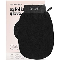 Kitsch Deep Exfoliating Glove Eco Friendly Exfoliating Body Scrubber Dead Skin Remover Body Scrubber Exfoliator Body Scrub