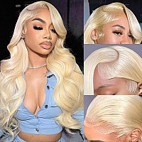 Caijuxing 613 13X4 Lace Front Wig Human Hair Blonde Wig Human Hair 180 Density Body Wave Lace Front Wigs Human Hair Pre Plucked