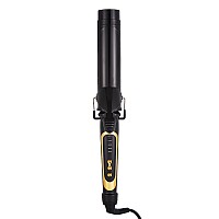 Lanvier 1 12 Inch Curling Iron 15 Barrel Curling For Medium Long Hair With Soft And Relax Curls Up To 450F Worldwide Volta