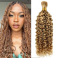 Water Wave Bulk Human Hair For Braiding 1B30 No Weft Curly Human Braiding Hair Wet And Wavy 100 Unprocessed Brazilian Virgin