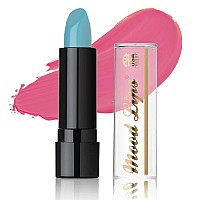 Mood Lips Color Changing Lipstick Long Lasting 12 Hour Wear Aloe Vera Moisturizing Hydrating Made In Usa Light Blue