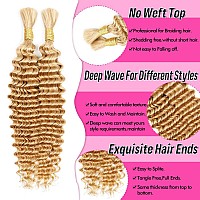 Deep Wave Bulk Human Hair For Braiding Hair 100 Unprocessed Brazilian Virgin Human Hair 10A Grade Human Hair Extensions 2 Pcs P