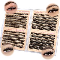 Calphdiar Wispy Lash Clusters 30D40D50D60D Individual Lashes 480Pcs Eyelash Clusters Natural Volume Lashes Clusters D Curl Cl