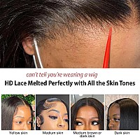 Short Bob Wigs Human Hair 13X4 Hd Transparent Lace Frontal Bob Wigs For Black Women Black Bob Wig No Bangs 8 Inch 180 Density