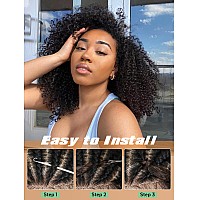 Lady Miranda Afro Kinky Curly Crochet Hair Marlybob Braiding Hair Extensions For Black Women Jerry Curl Crochet Hair 6X Braid Ha