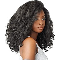 Sensationnel Ckco Halfwig Synthetic Instant Weave Half Wig Curls Kinks And Co Rain Maker 1B Offblack