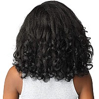 Sensationnel Ckco Halfwig Synthetic Instant Weave Half Wig Curls Kinks And Co Rain Maker 1B Offblack