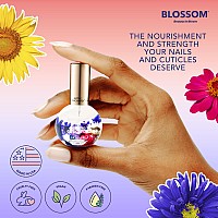 Blossom Hydrating Moisturizing Strengthening Gourmand Scented Cuticle Oil Infused With Real Flowers Made In Usa 05 Fl Oz