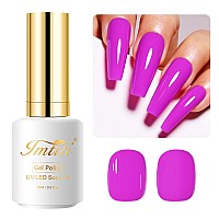 Imtiti Purple Gel Nail Polish 15Ml Pink Purple Gel Polish Autumn Winter Gel Nail Polish Soak Off Led Uv Nail Gel Polish Diy Nai