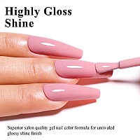 Imtiti Nude Gel Nail Polish 15Ml Natural Pink Gel Polish Soak Off Led Uv Nail Gel Polish Autumn Winter Gel Nail Polish Diy Nail