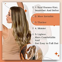 Full Shine Seamless Tape In Hair Extensions Brown And Blonde 427608 Human Hair Tape In Extensions Remy Invisible Tape In Exte