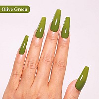 Imtiti Green Gel Nail Polish 15Ml Olive Green Gel Polish Soak Off Led Uv Nail Gel Polish Autumn Winter Gel Nail Polish Diy Nail