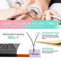 Nagaraku Yy Eyelash Extensions Supplies Y Lash 4D Easy Fan Russian Volume Crisscross Yy Eyelashes Handwoven Y Shaped Mesh Wispy