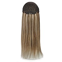 Full Shine U Part Wig Human Hair Remy Seamless Human Hair Color 4 Brown With 27 Blonde Highlight Natural Full Head U Part Wigs 2