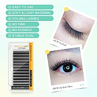 Nagaraku W Shape Eyelash Extension 4D Volumecluster Premade Fans Eye Lashes Faux Mink Matte Black Easy Fanning False Eyelashes