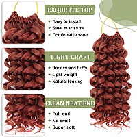 Gogo Curl Crochet Hair 8 Packs Water Wave Crochet Hair 10 Inch Curly Crochet Hair For Women Short Beach Curl Crochet Hair Synthe