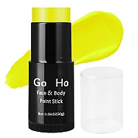 Go Ho Creamblendable Lemon Yellow Face Paint Stick 106 Ozfullcoverage Lemon Yellow Body Paint Stick For Adults Children Ha