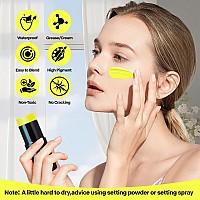 Go Ho Creamblendable Lemon Yellow Face Paint Stick 106 Ozfullcoverage Lemon Yellow Body Paint Stick For Adults Children Ha