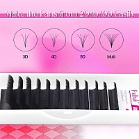 Fadlash Easy Fan Lash Extensions C D Curl Blooming Volume Eyelash Extensions 825Mm Volume Lashes Self Fanning Eyelashes Extensi