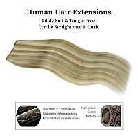 20 Inch Clipin Hair Extensions Remy Human Hair For Women Soft Handmade Real Human Hair Clip In Extensions Straight Thick 1