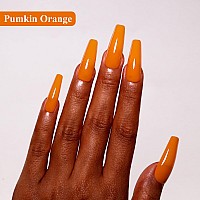 Imtiti Gel Nail Polish 05 Fl Oz Pumkin Orange Gel Polish Soak Off Led U V Nail Gel Polish Fall Winter Gel Nail Polish Diy Nail