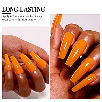 Imtiti Gel Nail Polish 05 Fl Oz Pumkin Orange Gel Polish Soak Off Led U V Nail Gel Polish Fall Winter Gel Nail Polish Diy Nail