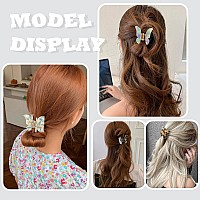 Butterfly Hair Clips Hair Claw Butterfly Tortoise Shell Jaw Clips 23 Inch Beautiful Hair Accessories For Girls And Women 3 Pa