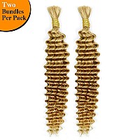 Goulus Deep Wave Bulk Human Hair For Braiding 27 Honey Blonde 100 Unprocessed Brazilian Virgin Human Hair Extensions Two Bundl