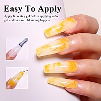 Imtiti Clear Blooming Gel 15Ml Blooming Gel Nail Polish For Spreading Effect Marble Nail Polish Gel Painting Soak Off Uv Led Bl