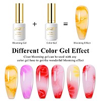 Imtiti Clear Blooming Gel 15Ml Blooming Gel Nail Polish For Spreading Effect Marble Nail Polish Gel Painting Soak Off Uv Led Bl