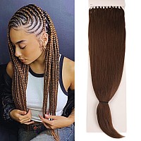 Gozill Pre Sectioned Braiding Hair Pre Stretched Brown Kanekalon Braiding Hair Extensions Ez Braid Kids Hypoallergenic Braiding