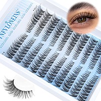 Tnfvloneins Wispy Lash Extension Kit Leftright Eyelash Extension Kit Natural Lash Clusters Kit 180Pcs Cluster Eyelash Extension