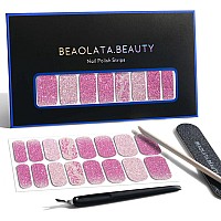 Beaolata Nail Polish Strips 32 Nail Wraps Nail Stickers Gel Nail Strips Easy Apply Remove Long Lasting Salon Quality Pin