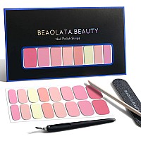 Beaolata Nail Polish Strips 32 Nail Wraps Nail Stickers Gel Nail Strips Easy Apply Remove Long Lasting Salon Quality Str