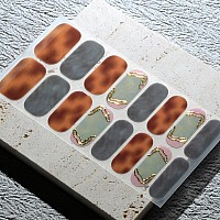 Beaolata Nail Polish Strips 32 Nail Wraps Nail Stickers Gel Nail Strips Easy Apply Remove Long Lasting Salon Quality Sco