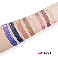 Evpct Blue Shimmer Cream Eye Shadow Brightener Sticks Set For Eyes Blue Shimmery Pencil Eye Shadow Applicator Stick Pen Palette