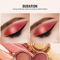 Oulac Cream Eyeshadowsombra De Ojos Highly Pigmented Natural Eyeshadow Waterprooflong Lasting With Moisturizing Formula Shimm