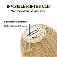 Bogsea Bangs Hair Clip In Bangs Real Human Hair Wispy Bangs Hairpieces For Women Clip On Air Bangs Flat Neat Bangs Hair Extensio