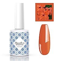 Melodysusie Fleurwee Plantbased Uv Gel Nail Polish Hema Free 21 Nontoxic Dark Orange P43 Long Lasting No Chip Color 2024