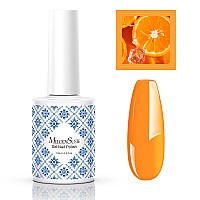 Melodysusie Fleurwee Plantbased Uv Gel Nail Polish Hema Free 21 Nontoxic Bright Orange P36 Long Lasting No Chip Summer Col