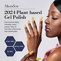 Melodysusie Fleurwee Plantbased Uv Gel Nail Polish Hema Free 21 Nontoxic Yellow P35 Long Lasting No Chip Summer Color 202