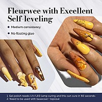 Melodysusie Fleurwee Plantbased Uv Gel Nail Polish Hema Free 21 Nontoxic Yellow P35 Long Lasting No Chip Summer Color 202