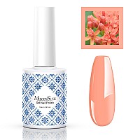 Melodysusie Fleurwee Plantbased Uv Gel Nail Polish Hema Free 21 Nontoxic Light Orange P46 Long Lasting No Chip Summer Colo